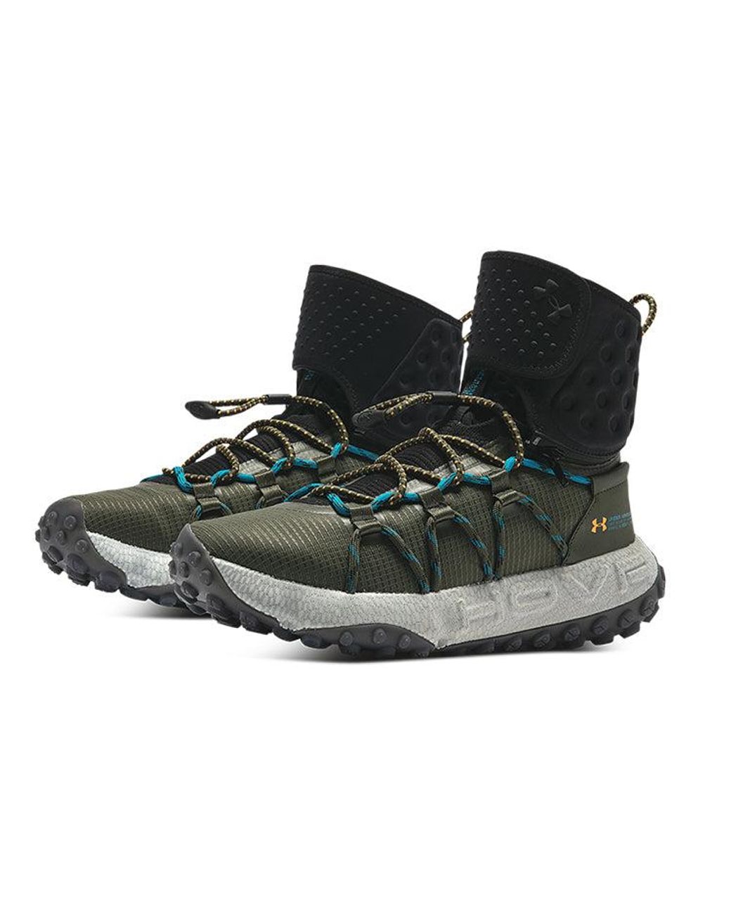 Under Armour Black Hovr Summit Fat Tire Cuff 'Marine Od' for men