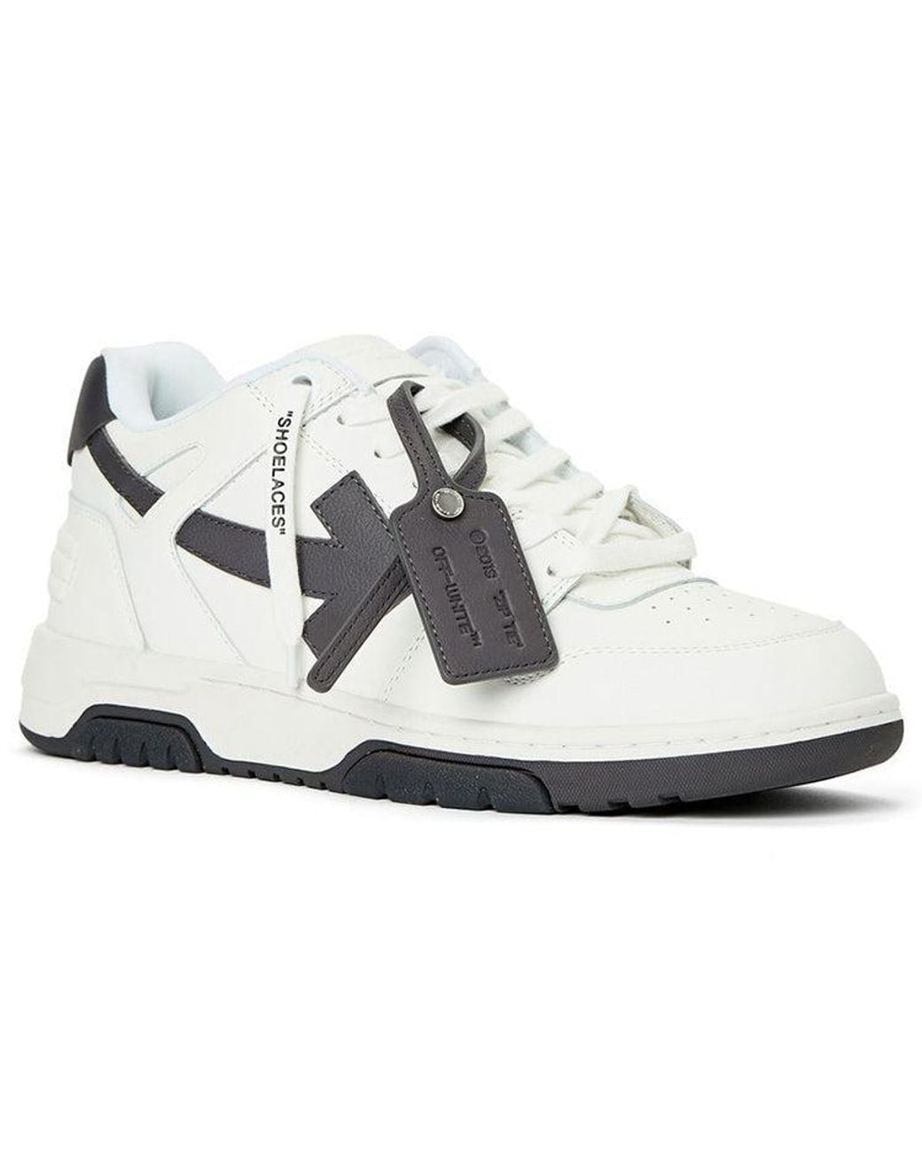 Off-White c/o Virgil Abloh White Out Of Office Calf Leather Sneaker for men