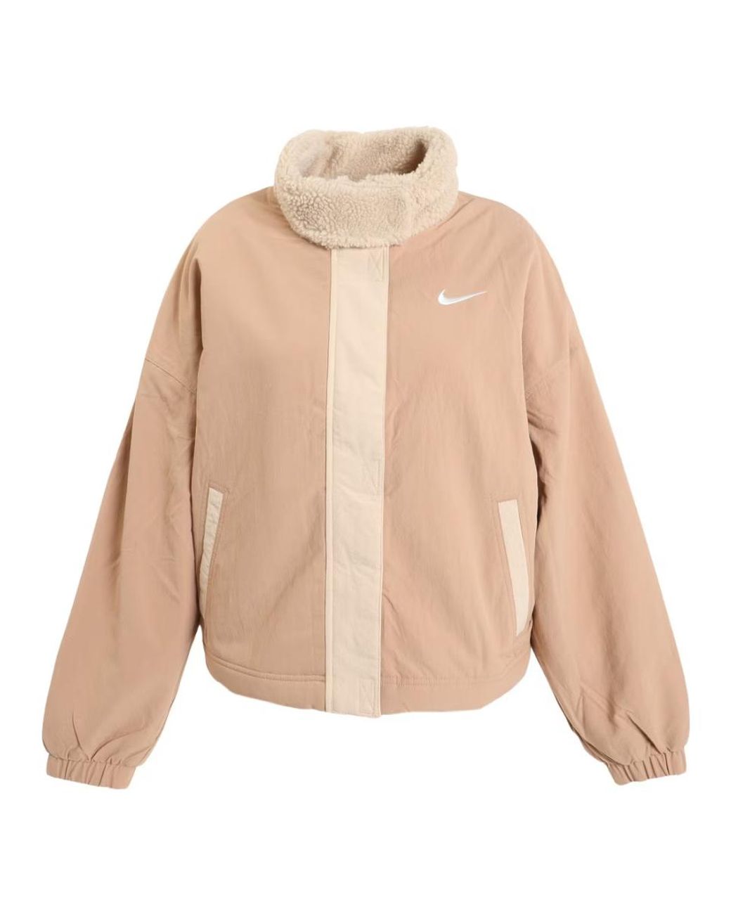 Nike Natural (Wmns) Woven Fleece-Lined Jacket 'Hemp Sanddrift'