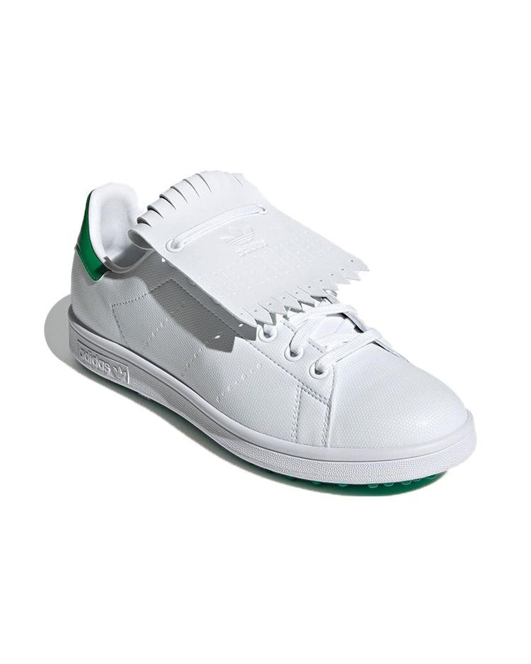 Adidas White Stan Smith Primegreen Spikeless Golf for men