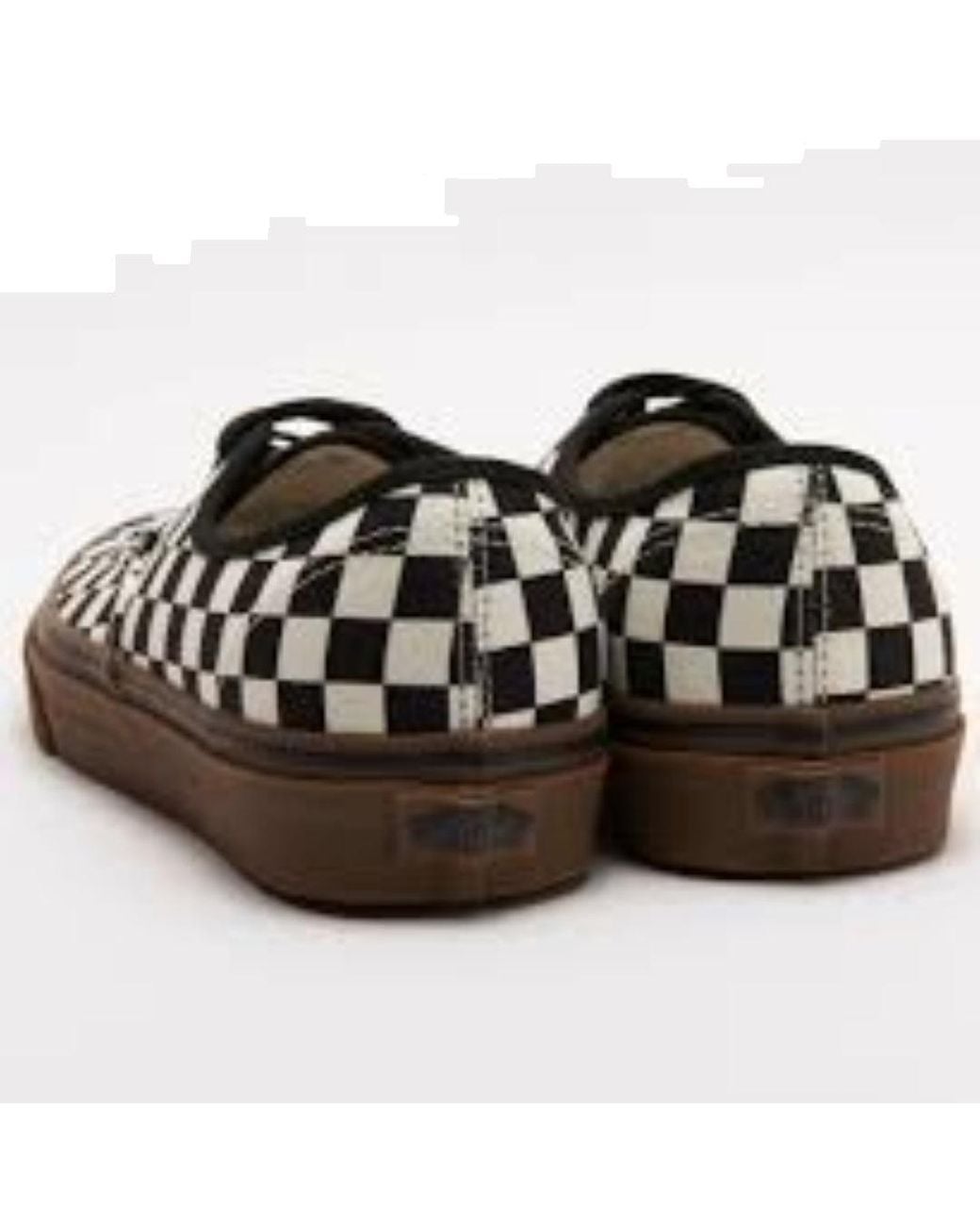 Vans Brown Authentic Checkerboard for men
