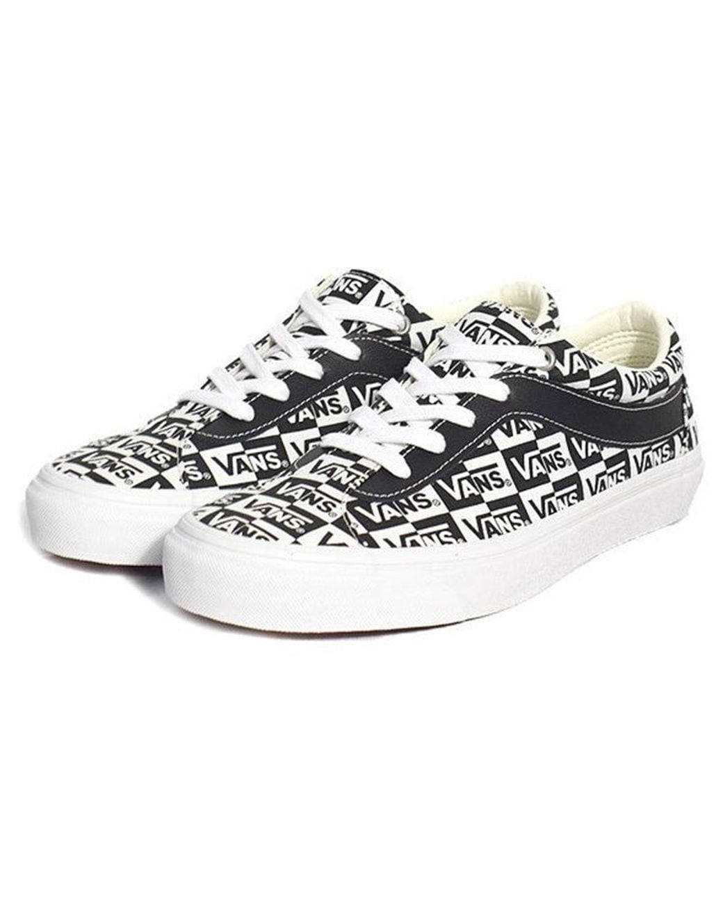Vans White Bold Ni 'Logo Checkerboard' for men