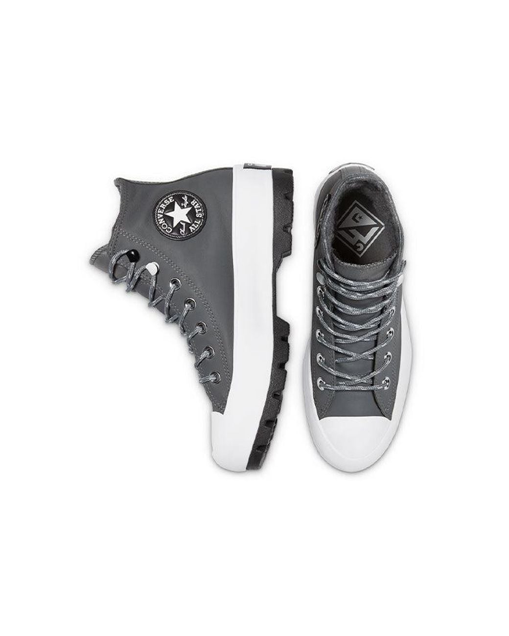 Converse Black (Wmns) Chuck Taylor All Star Lugged Winter High Gtx 'Limestone'
