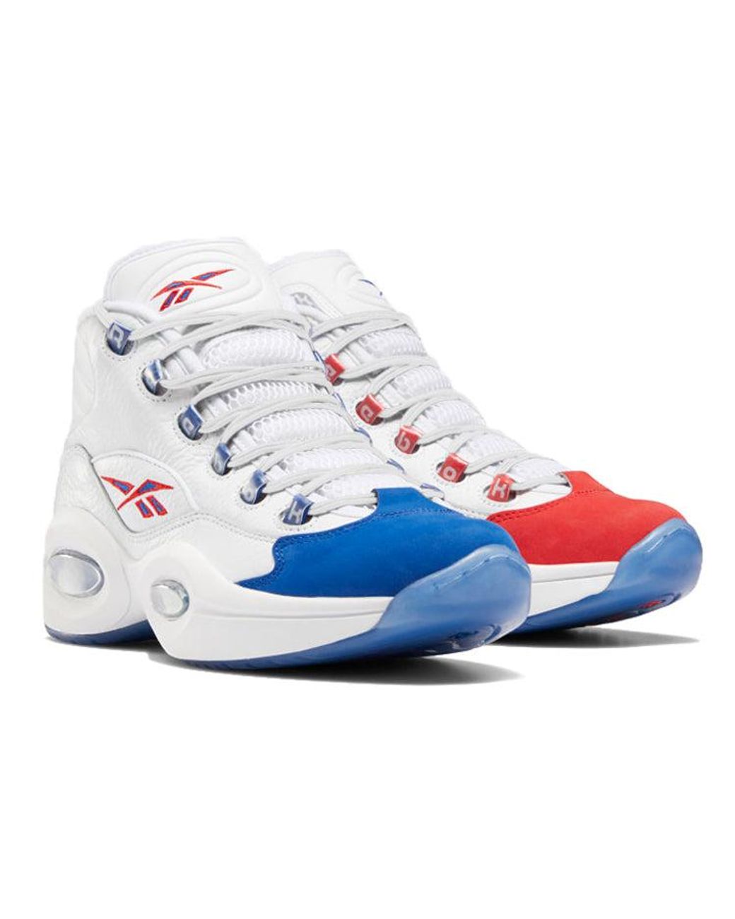 Reebok Blue Question Mid 'Double Cross' for men