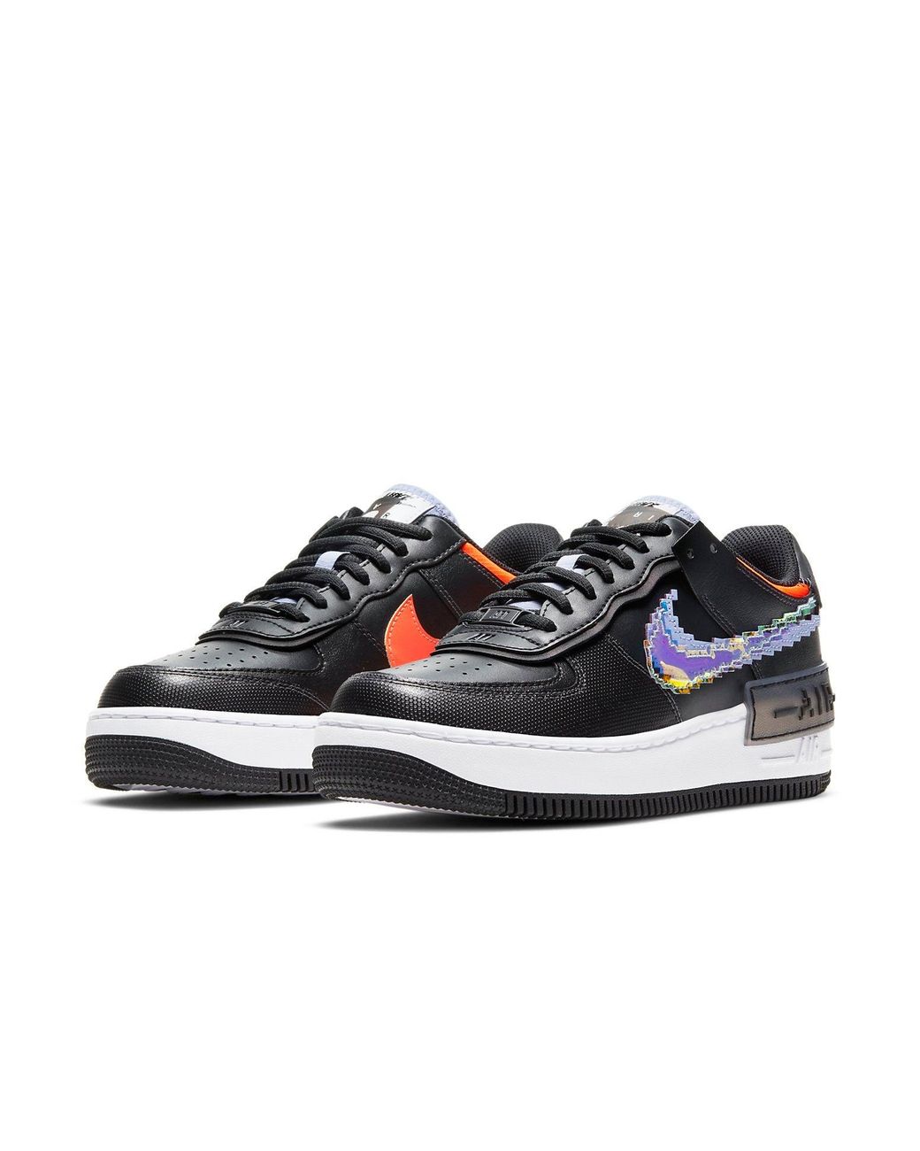 Nike Blue (Wmns) Air Force 1 Shadow Se 'Pixel Swoosh
