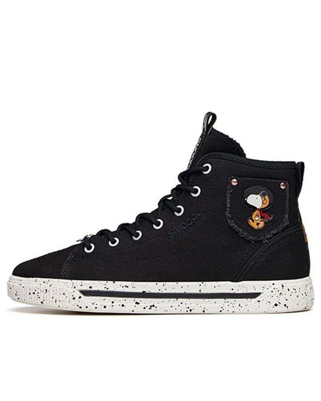 Anta Black (Wmns) X Snoopy High Top