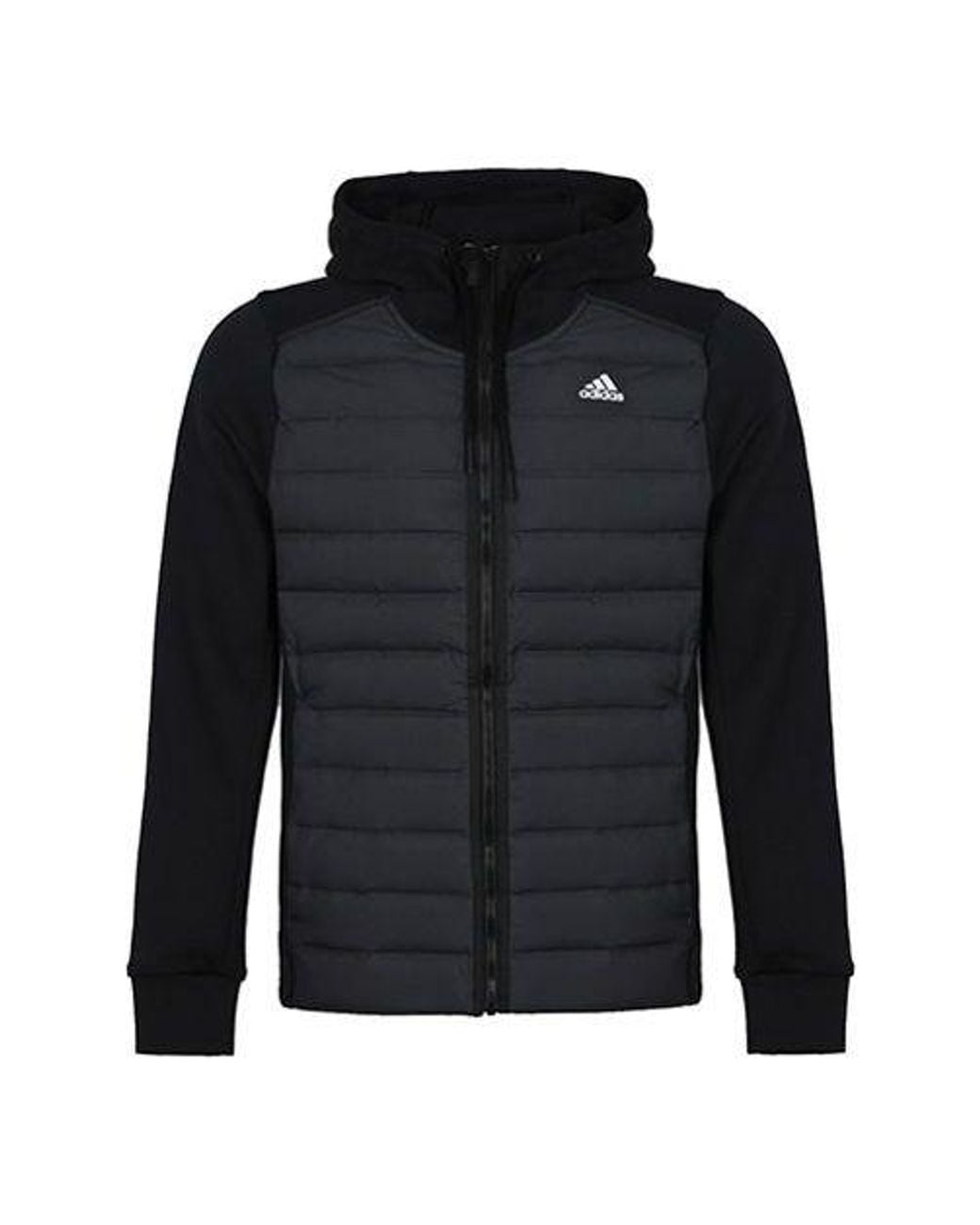 Adidas Black Varilite Hybrid Outdoor Short Down Jacket for men