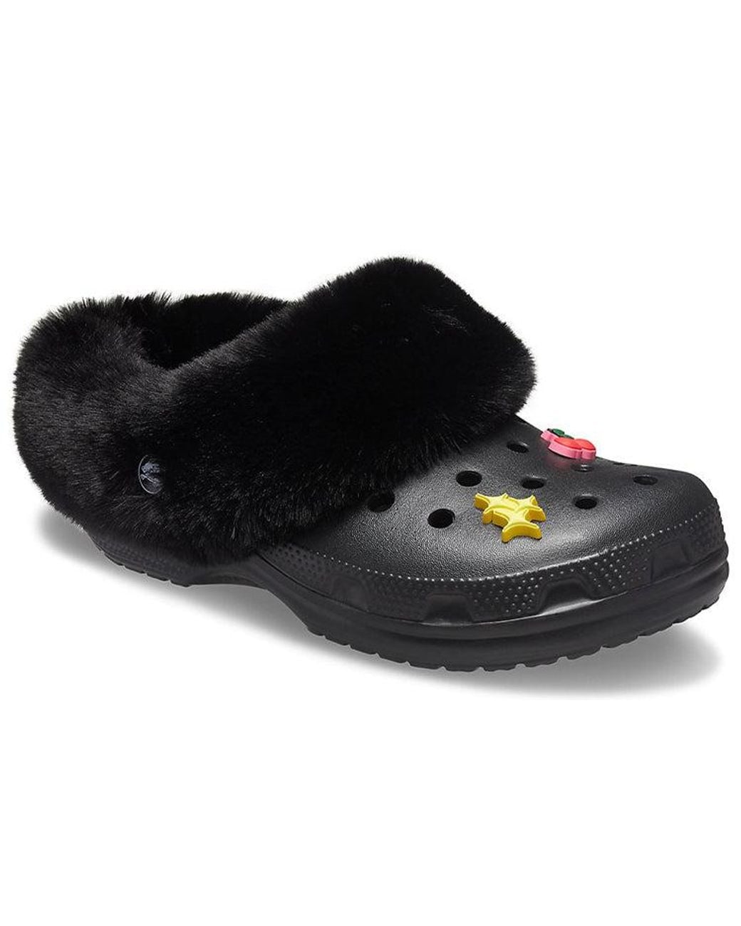 CROCSTM Black Classic Clog Slippers for men