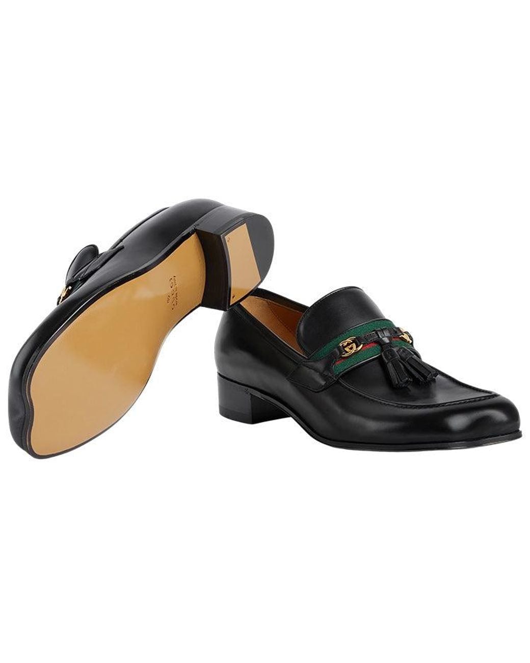 Gucci Black Tassel Loafers for men