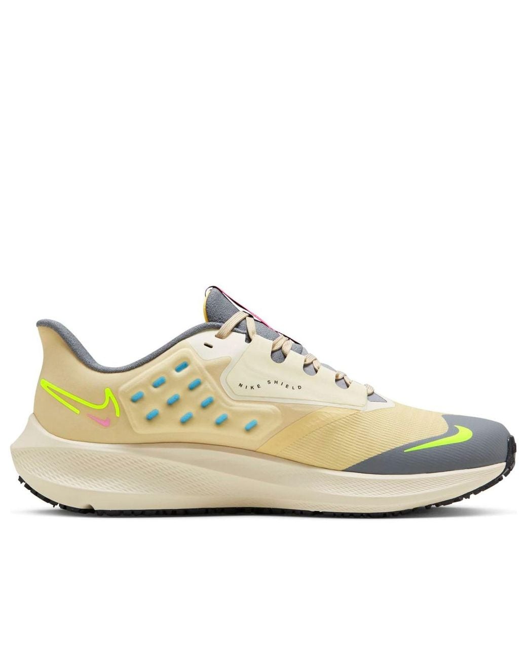 Nike White Air Zoom Pegasus 39 Shield 'Team Volt' for men