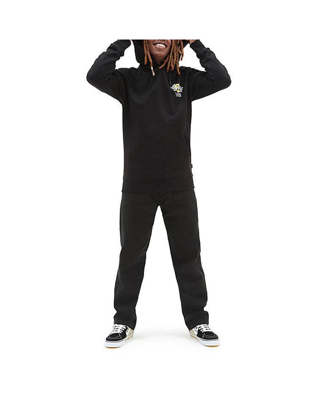 Vans Black X Mooneyes Fleece Pullover Hoodie for men