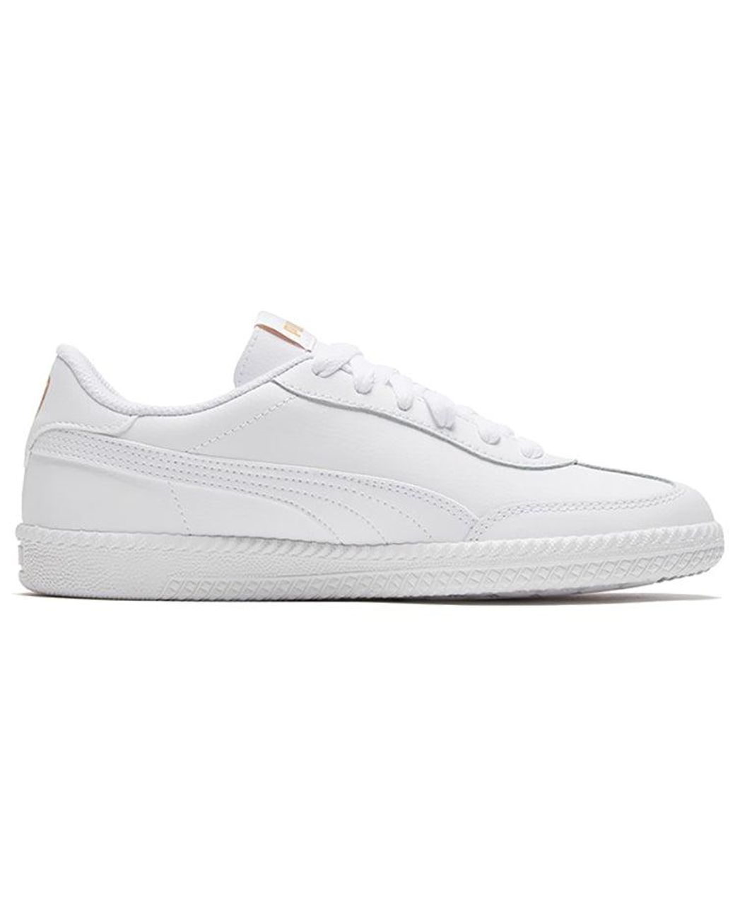 PUMA Astro Cup L White/gold Low Casual Board Shoes for Men | Lyst