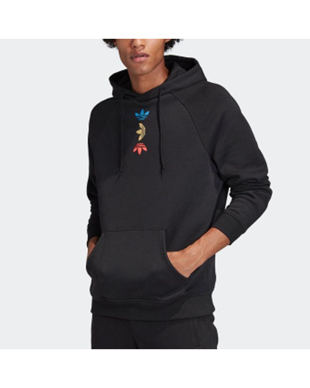 Adidas Blue Adicolor Hoodie for men
