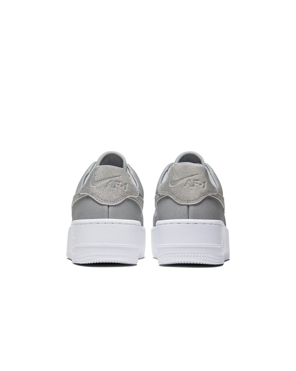 Nike White (Wmns) Air Force 1 Sage Low Lx 'Metallic'
