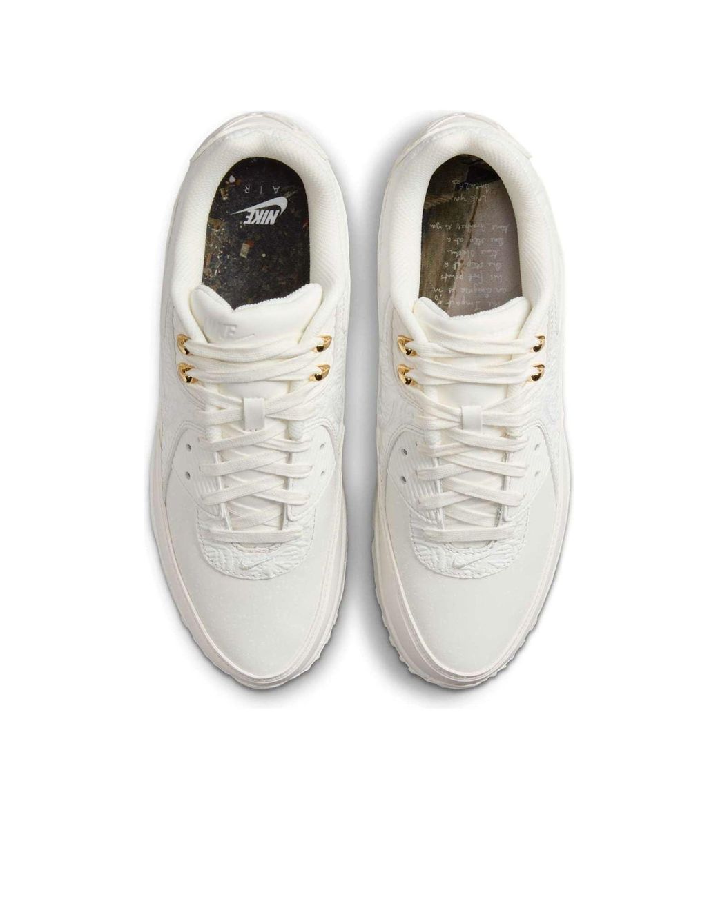 Nike White X Slawn Air Max 90 Speckle' for men