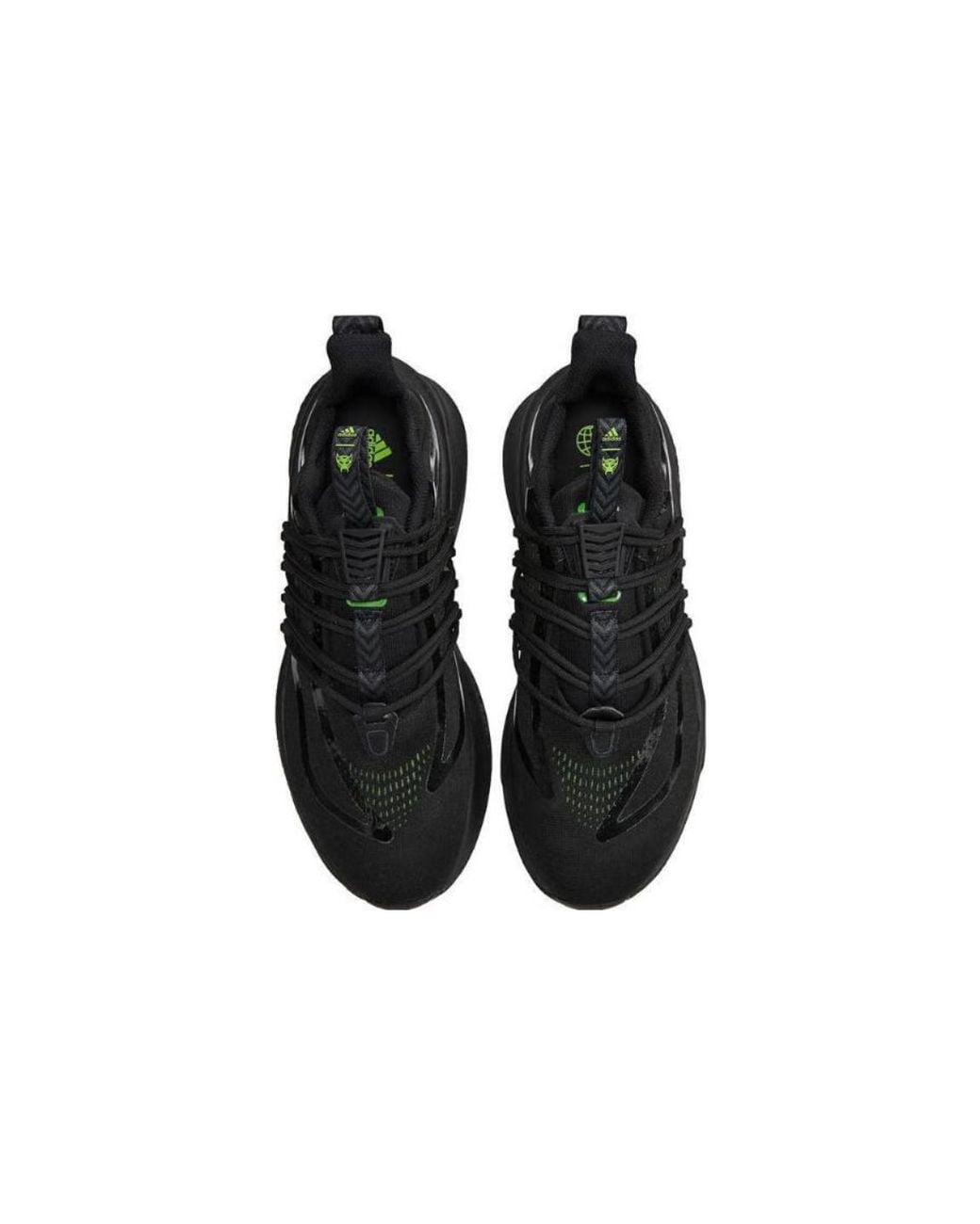 Adidas Black Alphaboost Running Shoes 'Core' for men