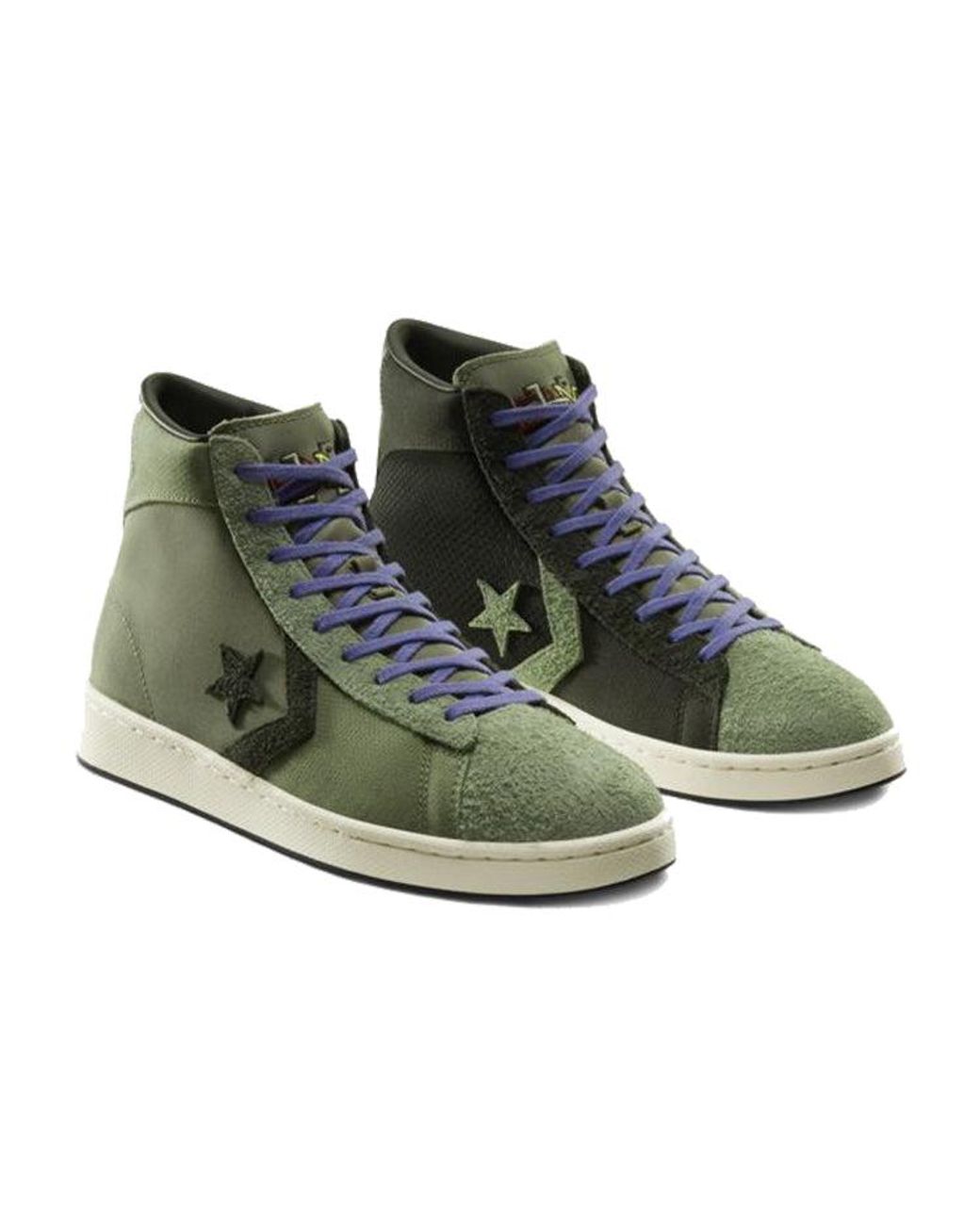 Converse Green Pro Leather Mid History Month' for men