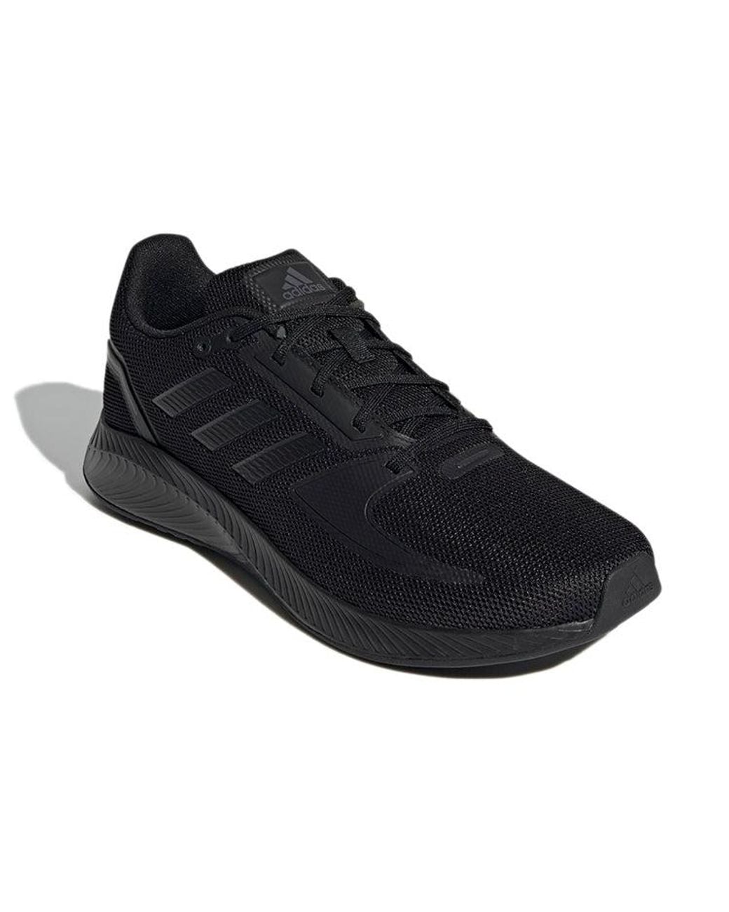 Adidas Black Run Falcon 2.0 'Triple' for men