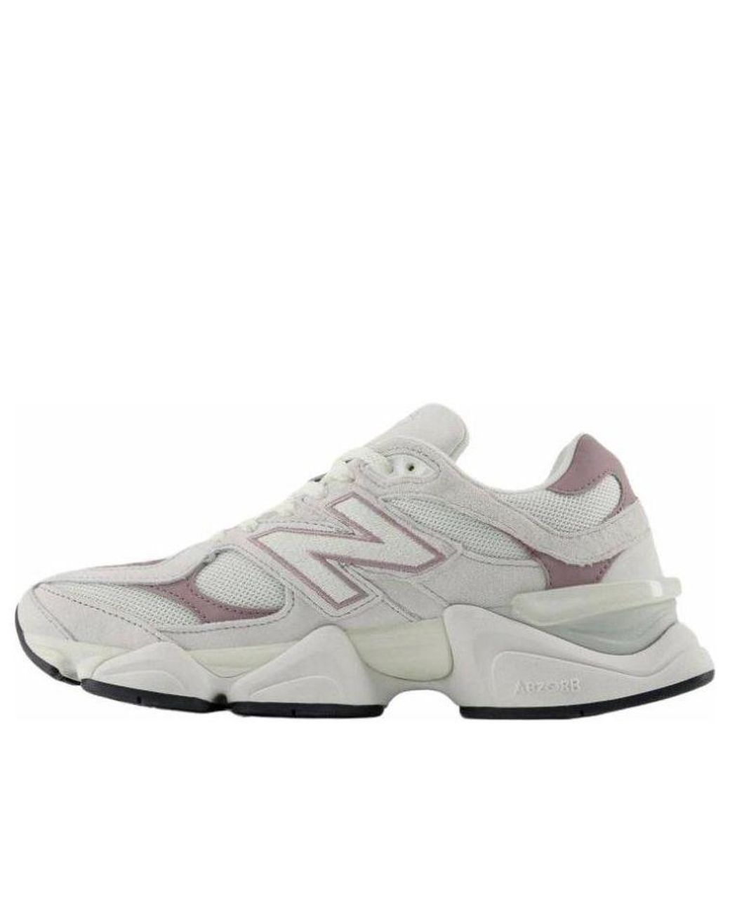 New Balance White 9060 Matter Ice Wine for men