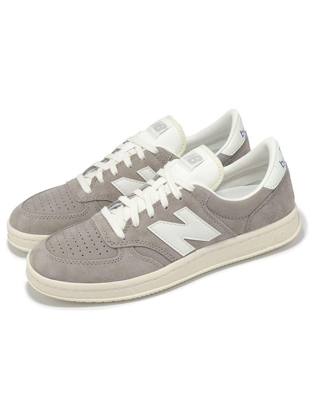 New Balance White T500 'Arid Stone Sea Salt Angora' for men
