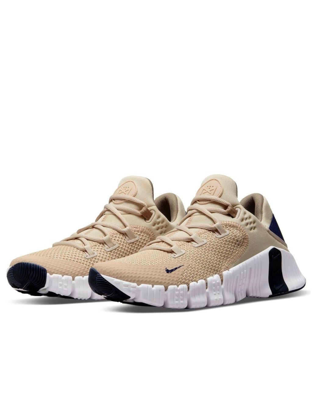 Nike White Free Metcon 4 'Rattan' for men