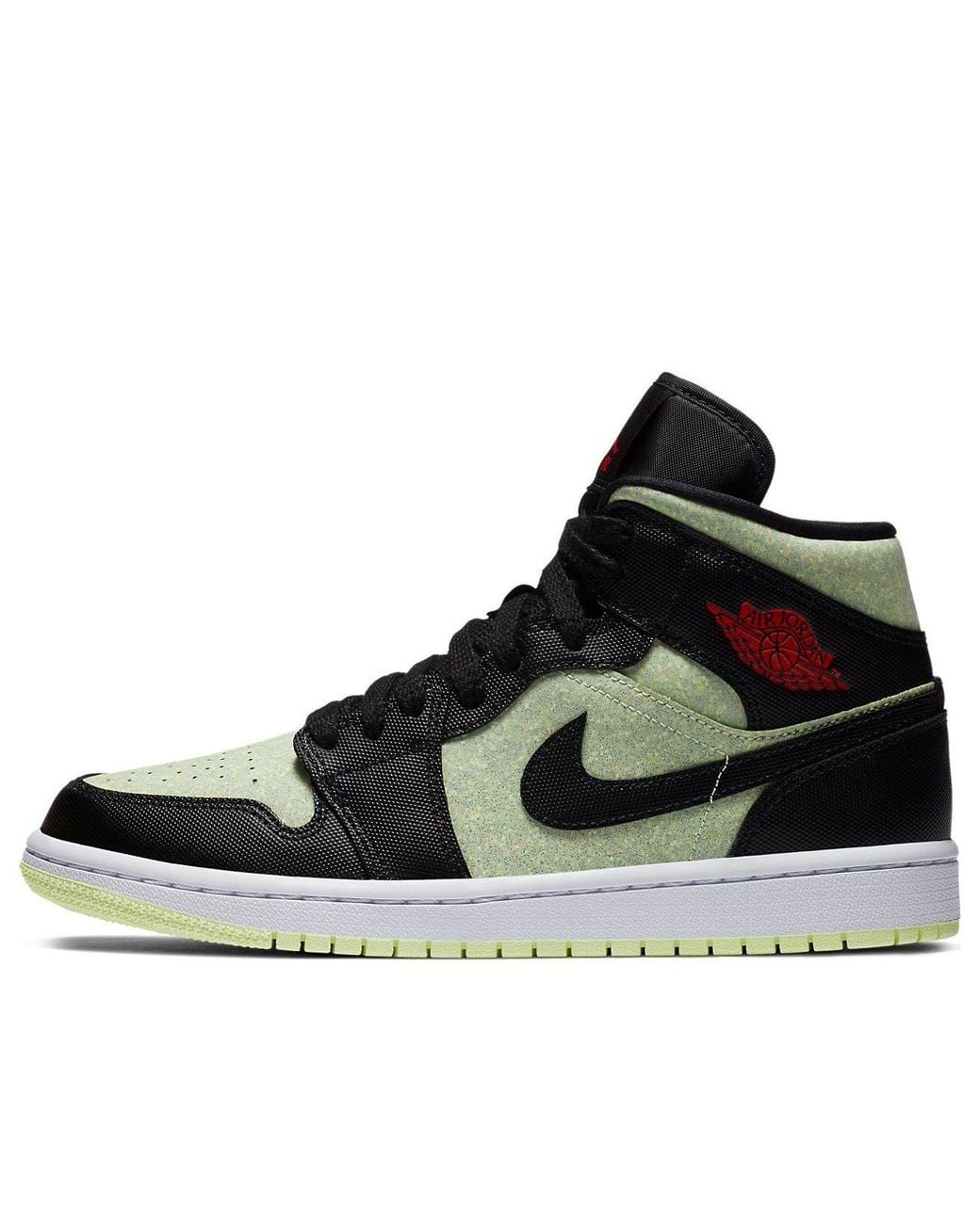 Nike Black (Wmns) 1 Mid Se Barely Volt'