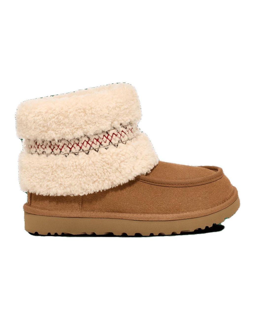 Ugg Natural (Wmns) Mini Braid Boot 'Chestnut'