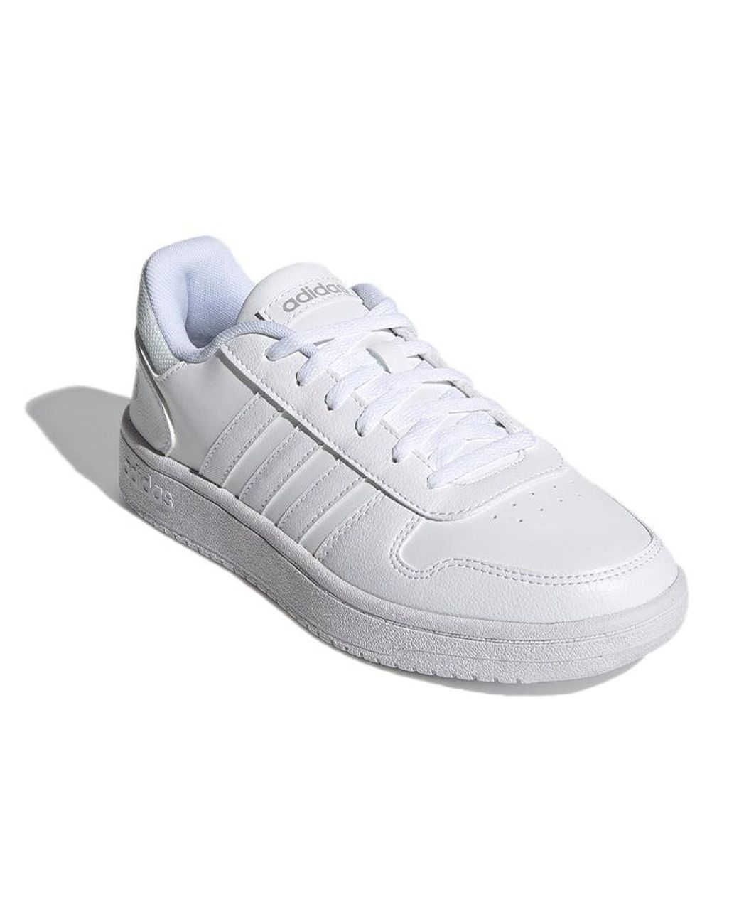 Adidas White (Wmns) Hoops 2.0 'Cloud'