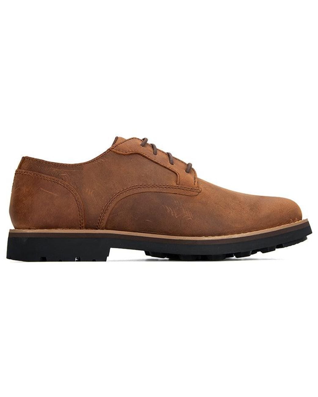 Timberland Brown Crestfield Waterproof Oxford Shoes 'Rust' for men