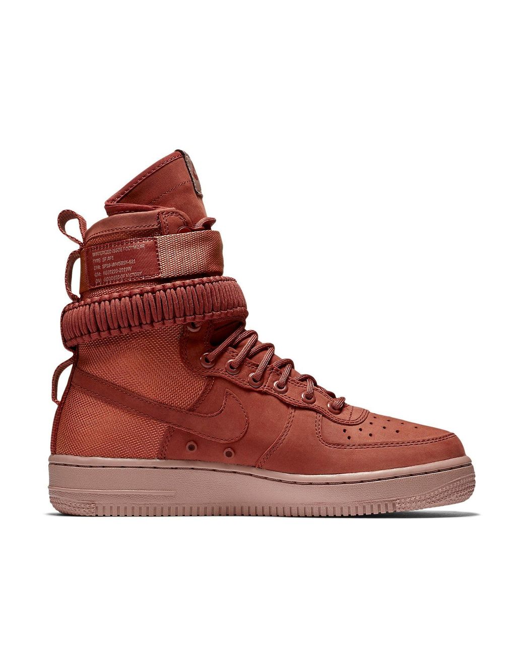 Nike Red (Wmns) Sf Air Force 1 High 'Dusty Peach'