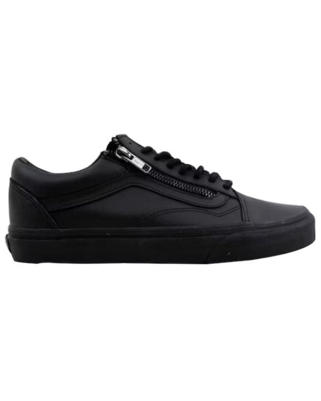 Vans Black Old Skool Zip 'Gun Metal' for men