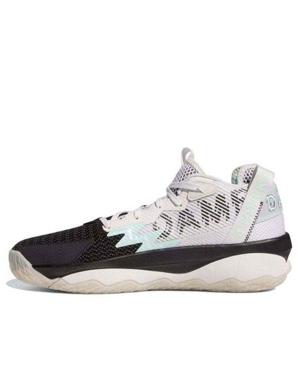 Adidas White Dame 8 'Dash' for men