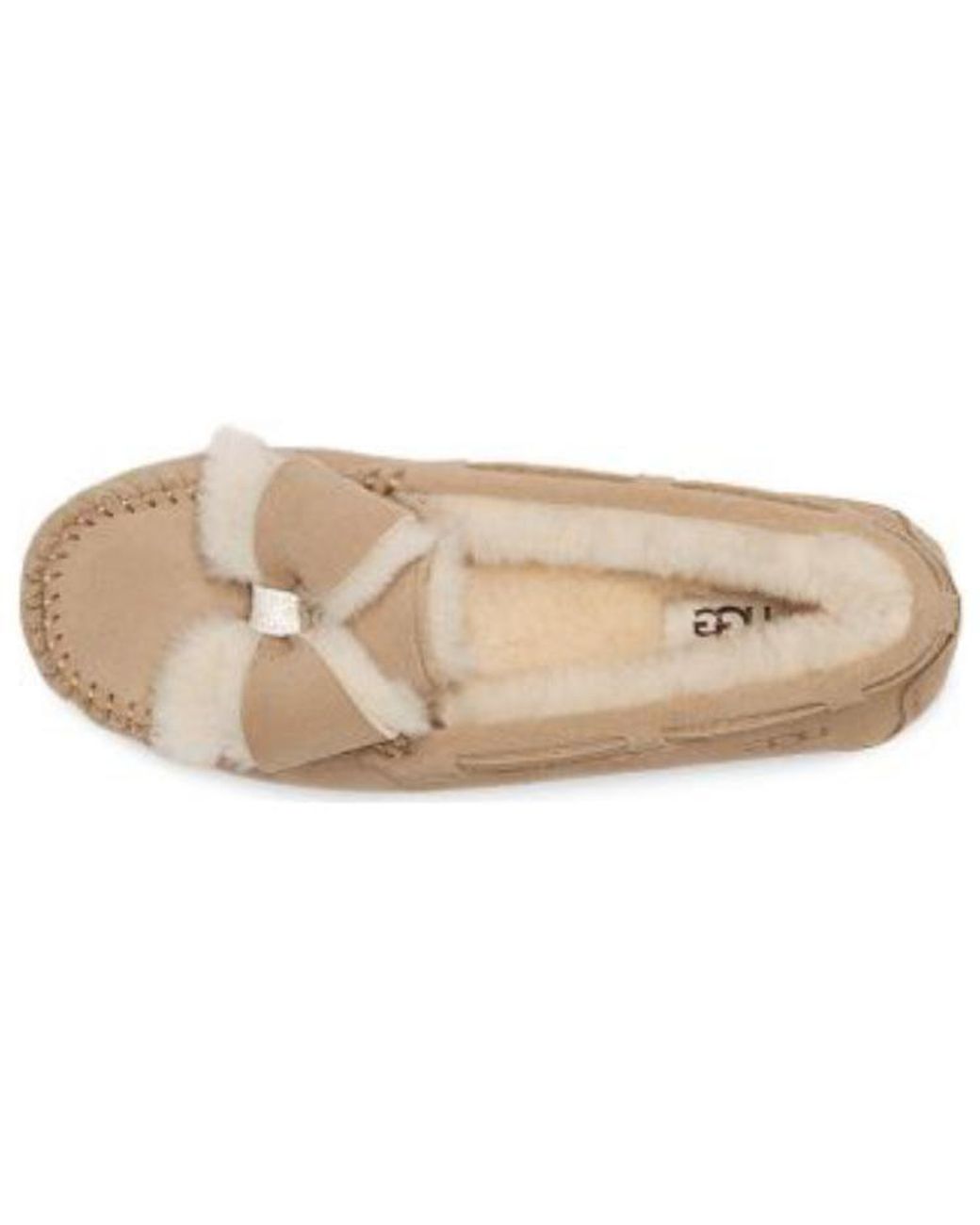 Ugg Natural (Wmns) Dakota Fur Bow 'Sand'
