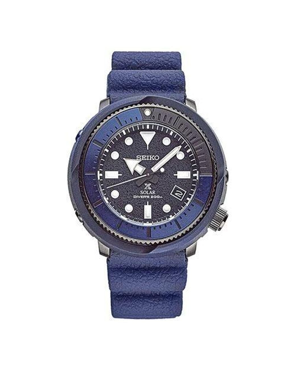 Seiko Blue Prospex Street Series Sports Quartz Solar Energy