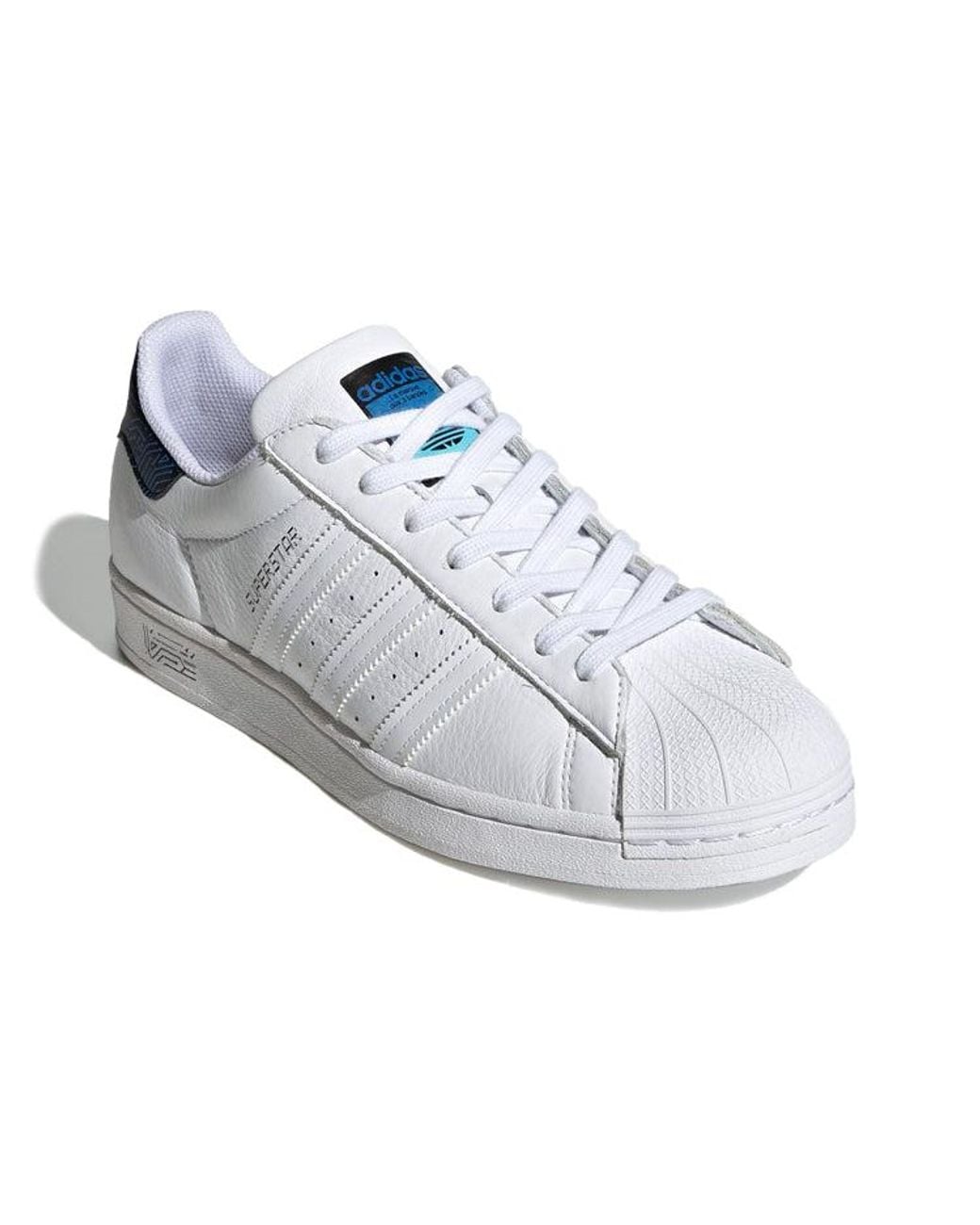 Adidas White Originals Superstar Shoes Core' for men