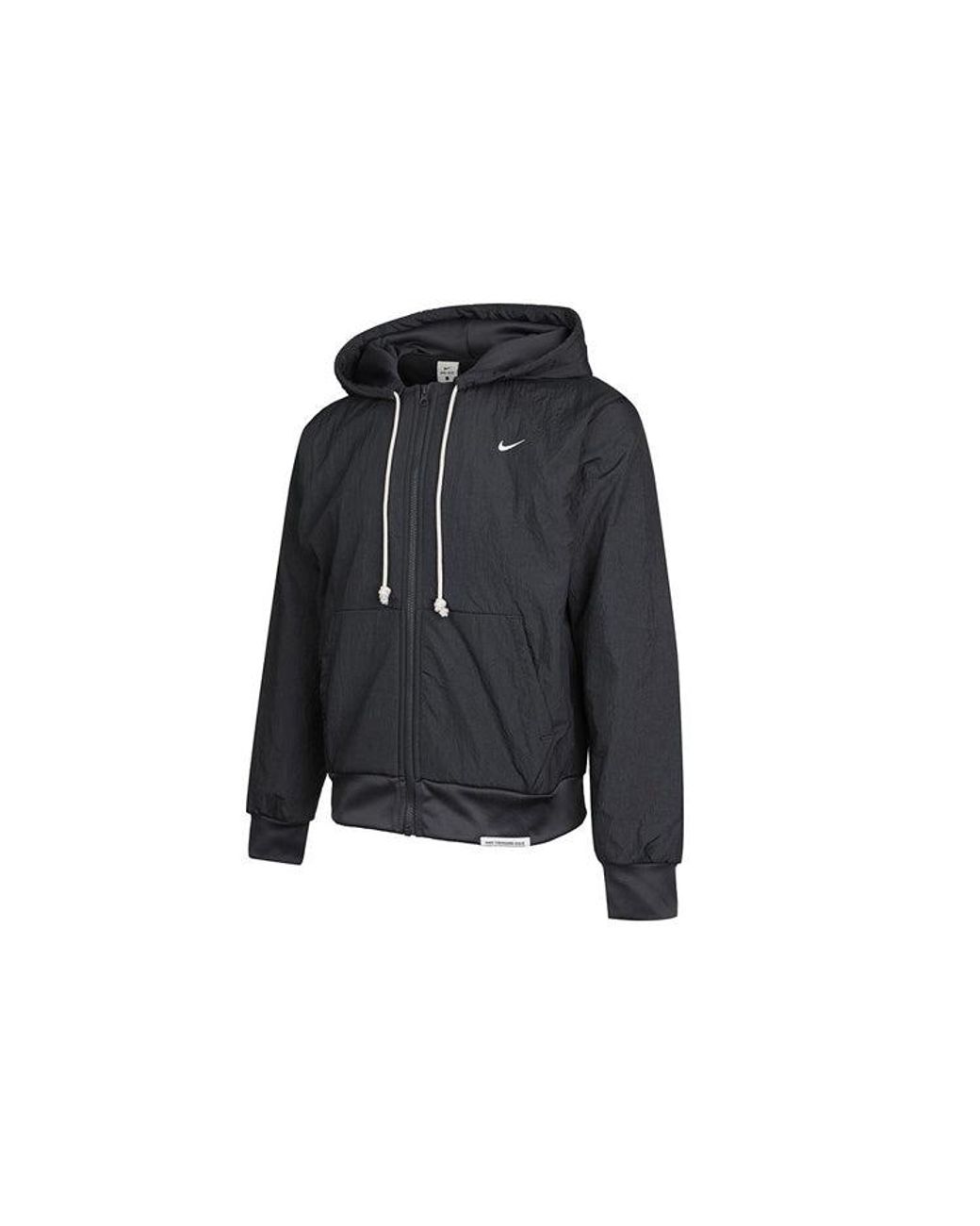 Nike Blue Standard Issue Basketball Hoodie Jacket Smoke for men
