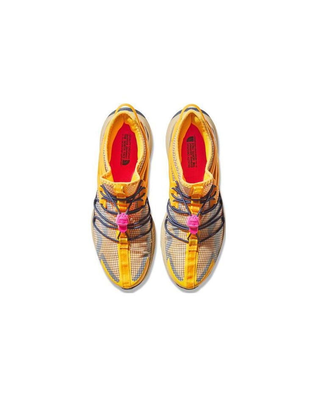 The North Face Yellow Oxeye Tech Running Shoes for men
