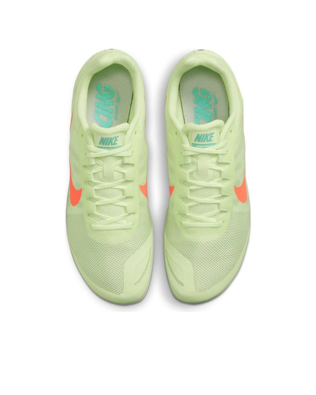 Nike Green Air Zoom Rival D Spikes 'Barely Volt Hyper' for men