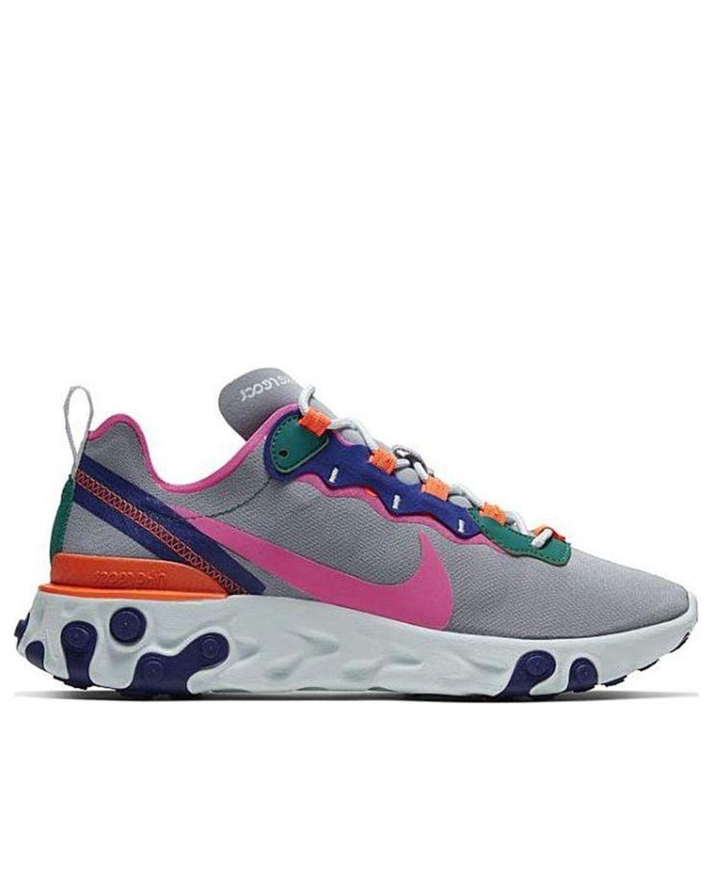 Nike Blue (Wmns) React Element 55 'Wolf Fuchsia'