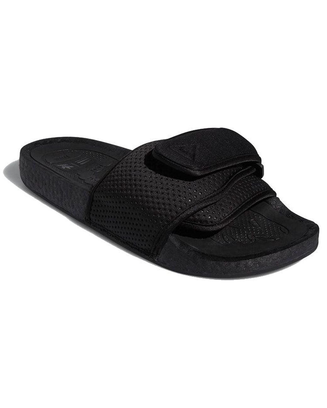 Adidas Black X Pharrell Williams Chancletas Hu Slides for men