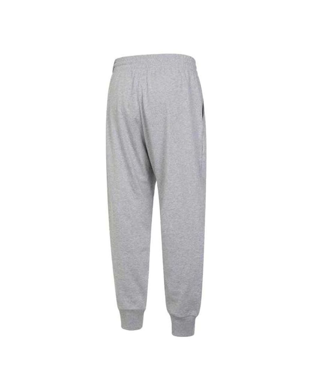 Adidas Gray Essentials Single Jersey Tapered Cuff Pants for men