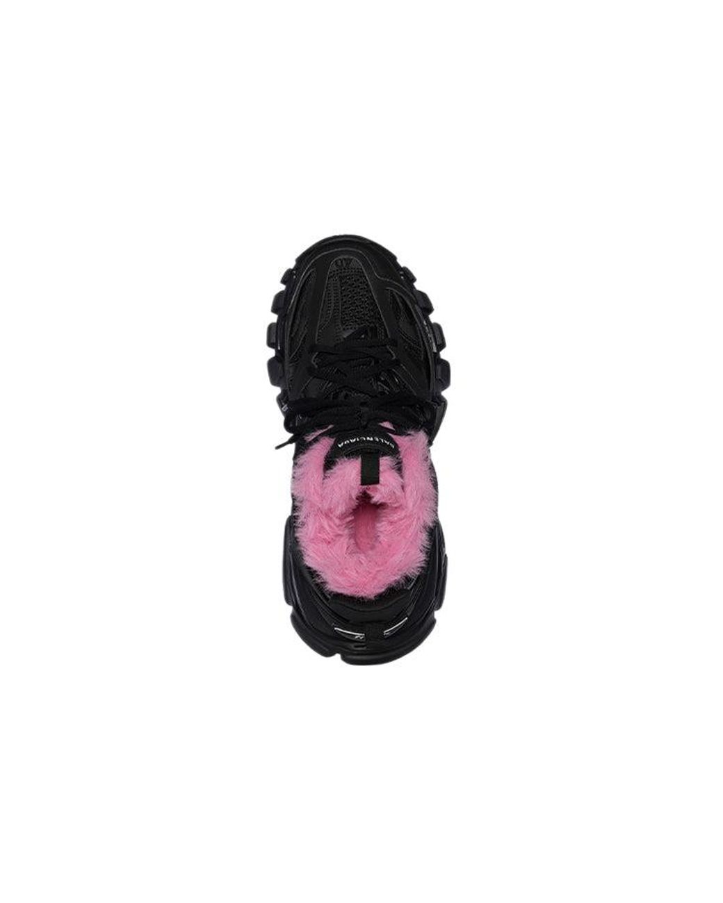 Balenciaga Black (Wmns) Track Sneakers Fake Fur'