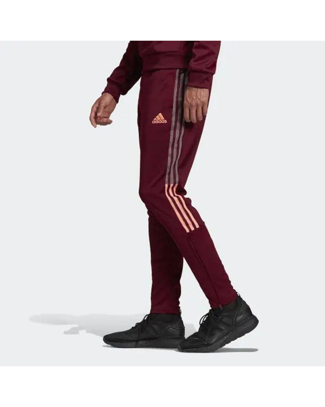 Adidas Red Mufc Travel Pnt Manchester United Soccer/Football Sports Long Pants for men