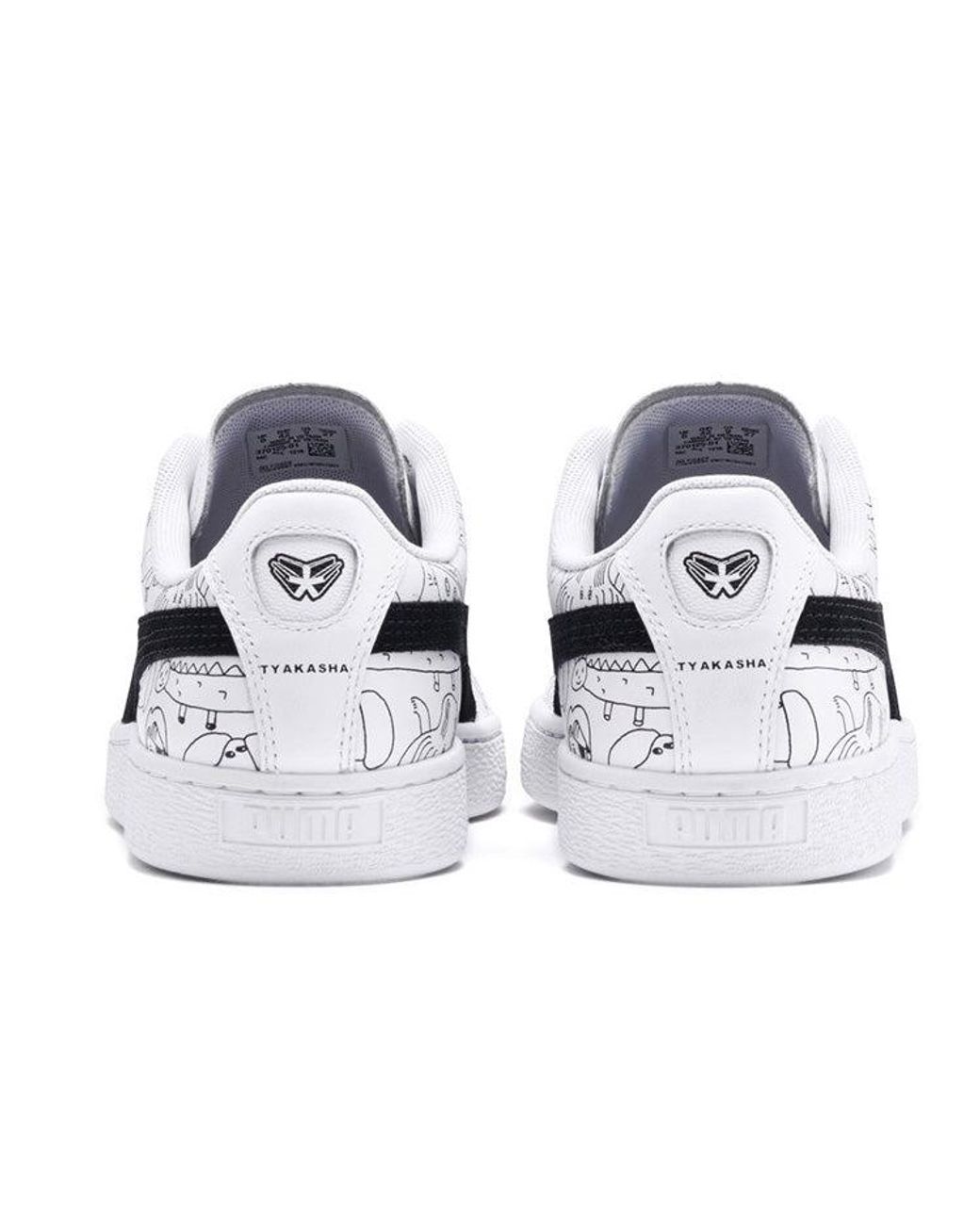 PUMA White Tyakasha X Basket for men