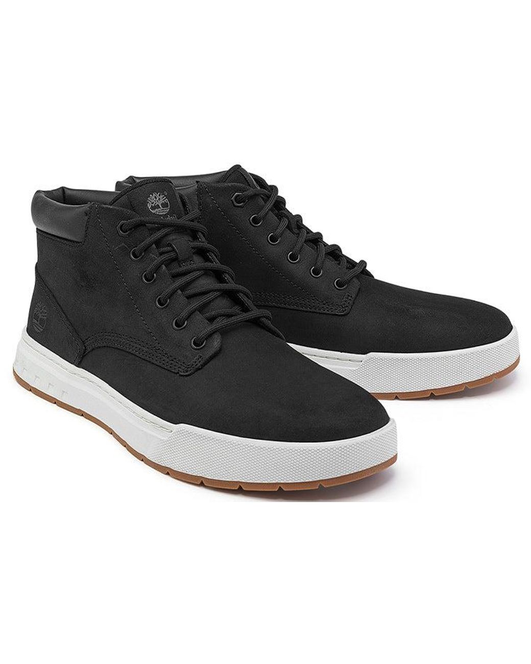Timberland Black Maple Grove Wide Fit Leather Chukka Boots for men