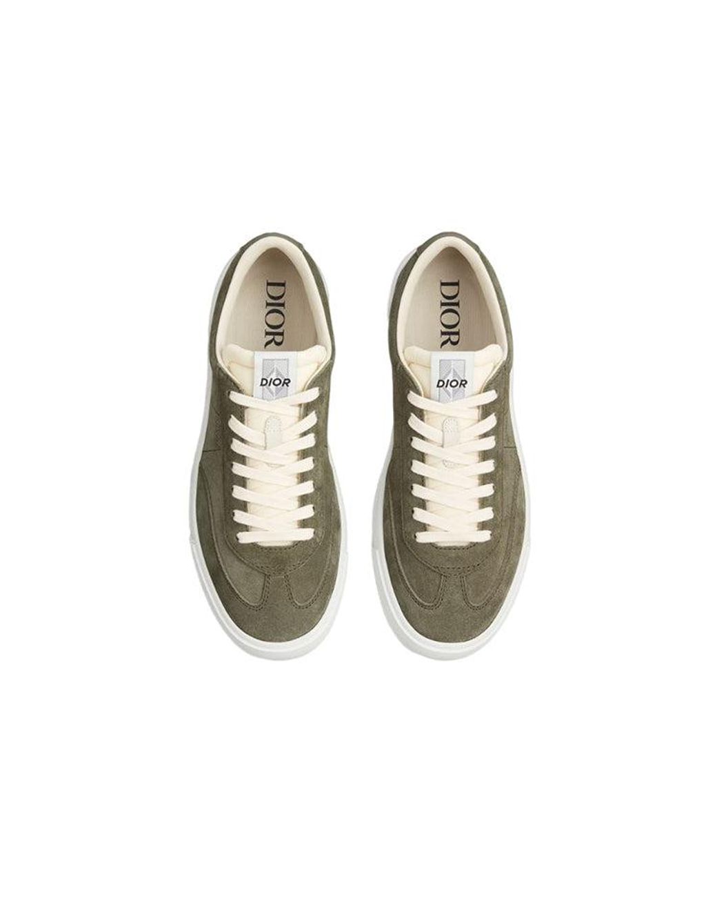 Dior Green B101 Sneaker Khaki Nubuck Calfskin for men