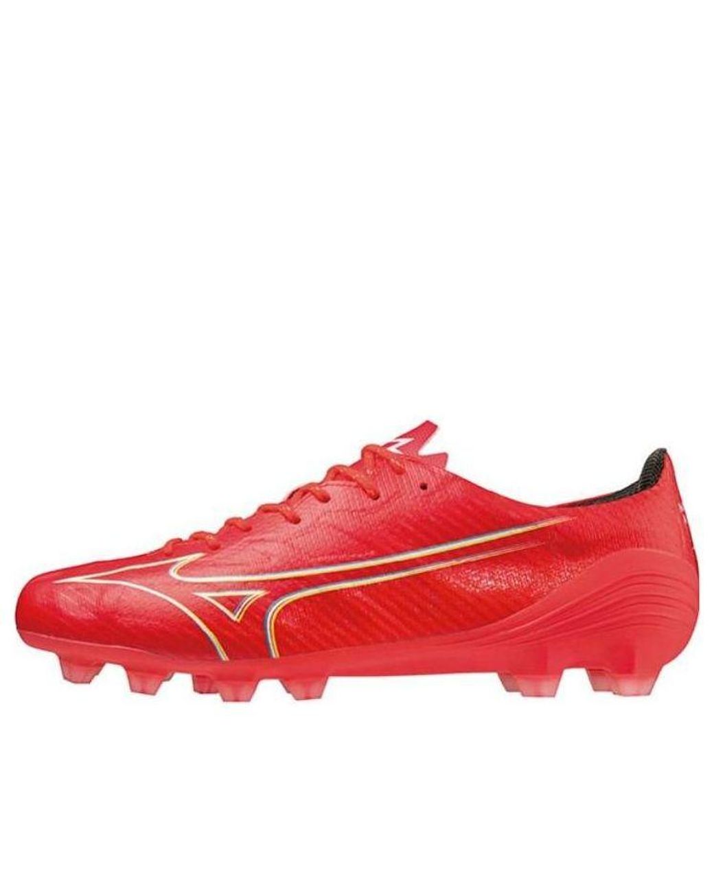 Mizuno Red Alpha Pro Coral Football Cleats 'Fiery Coral'