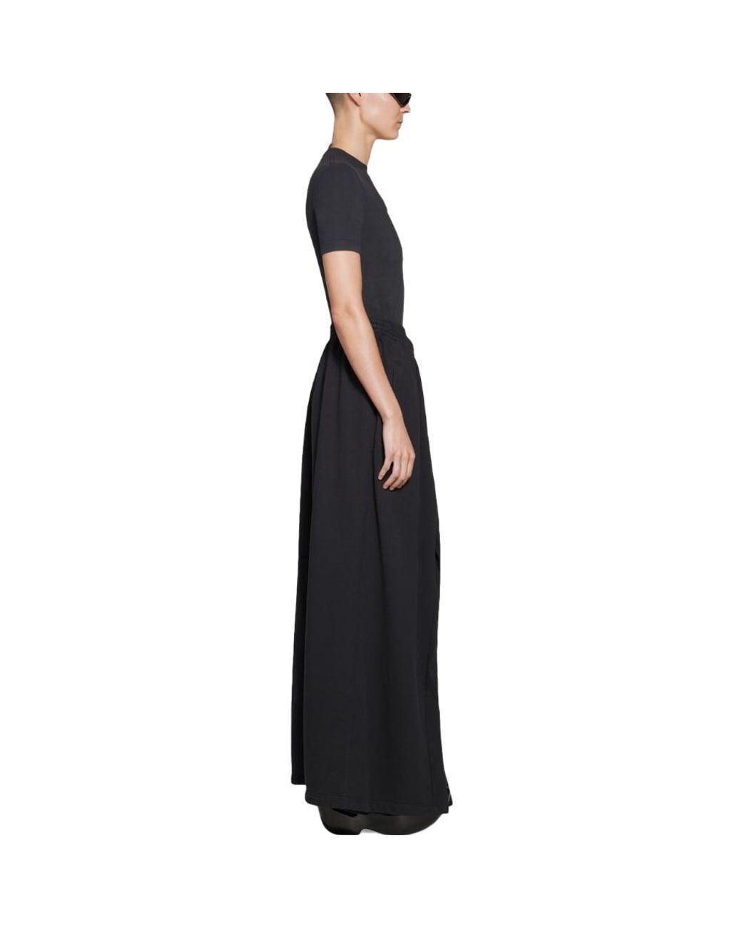 Balenciaga Blue (Wmns) Paris By Day Tight Small Fit T-Shirt Faded'