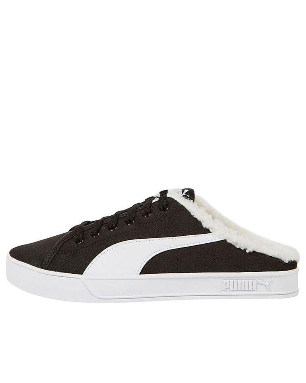 PUMA Black Bari Mule Sherpa Casual Sneakers for men