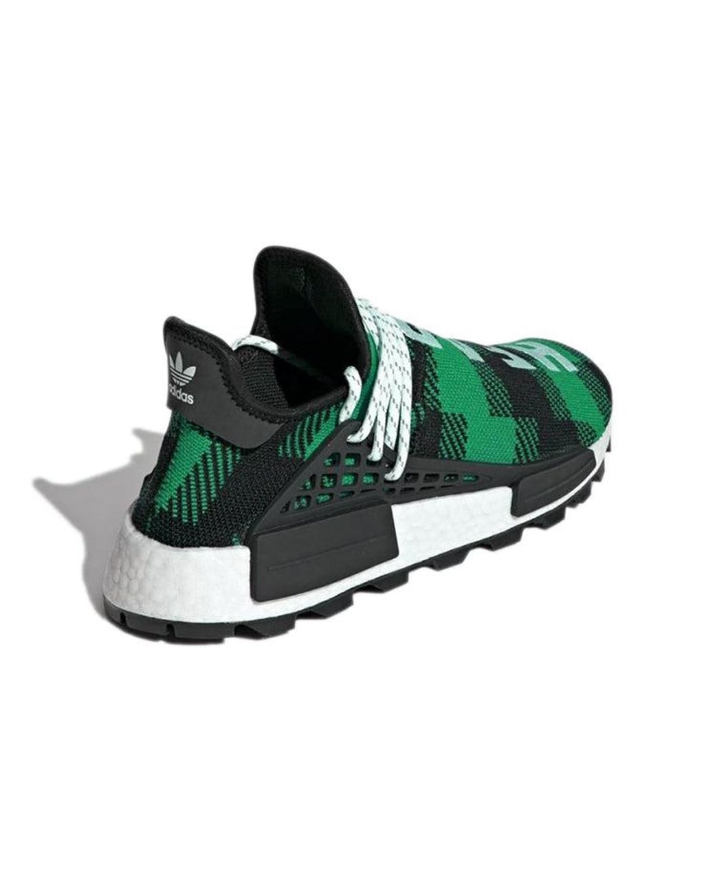 Adidas Green X Pharrell X Billionaire Boys Club Nmd Hu Trail Plaid' for men